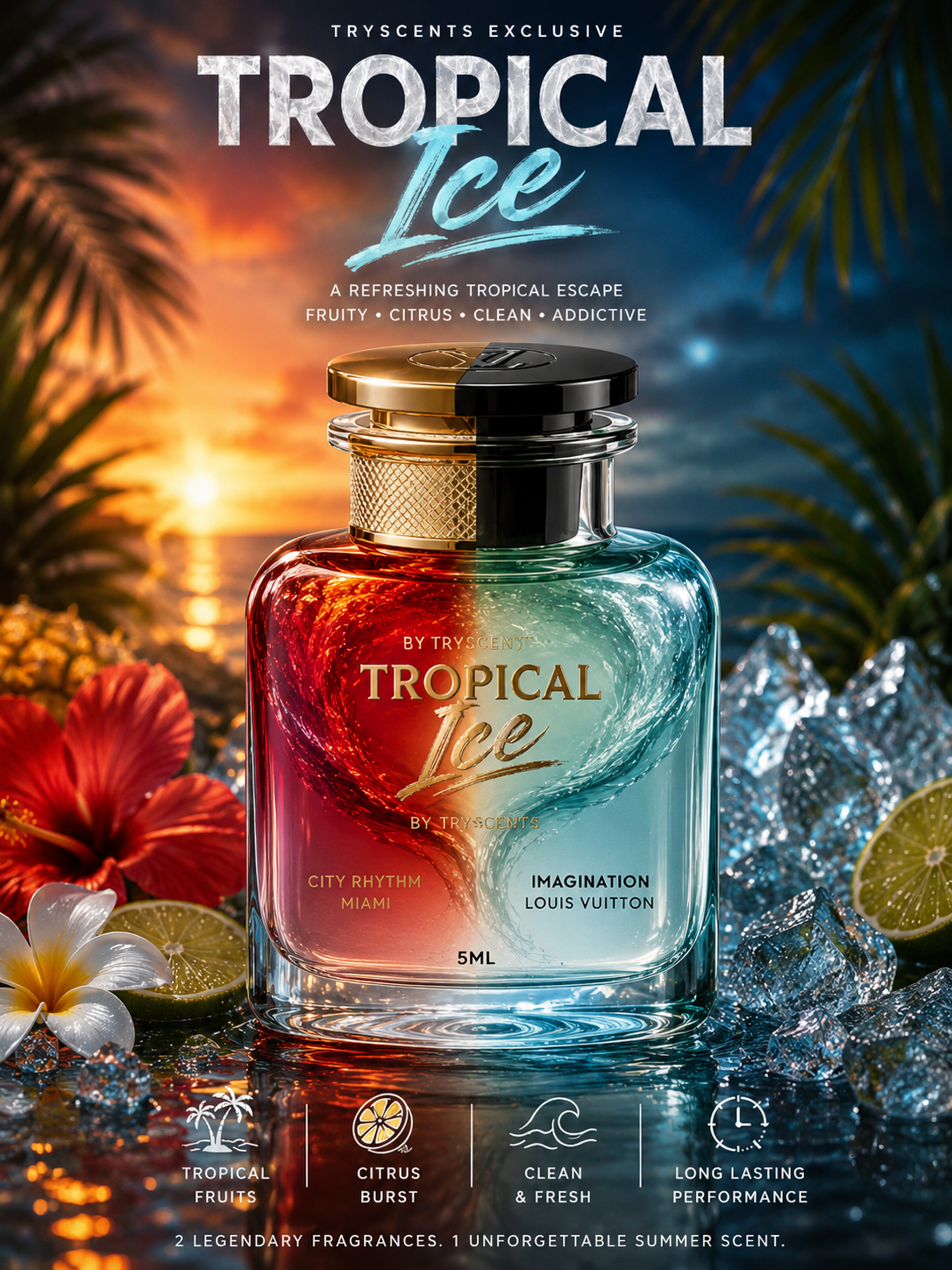 Tropical Ice Hybrid Exclusive Decant Sample
